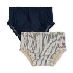 Konges Sløjd 2 pak collette badebukser - BLUE STRIPE bluestripe Store