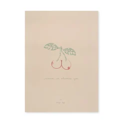Konges Sløjd PLAKAT A3 - cherry Best Sale
