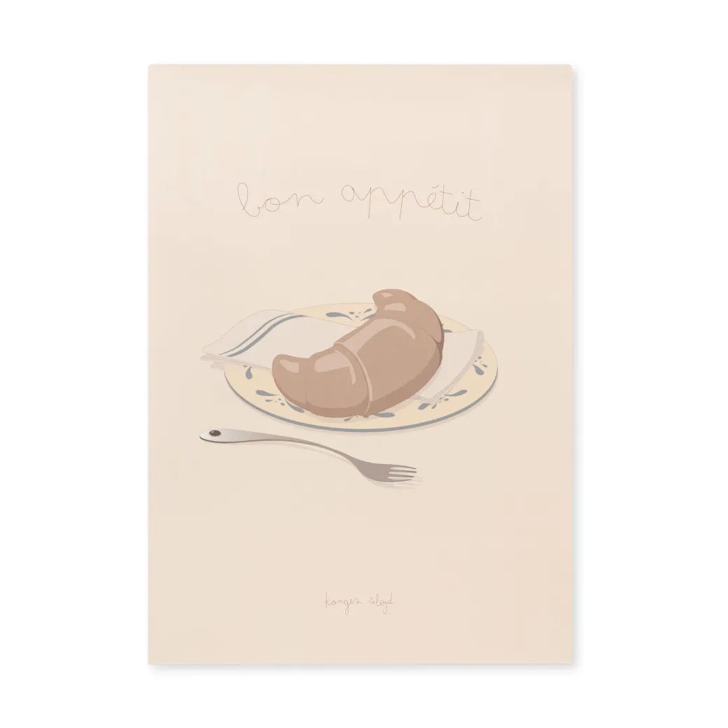 Konges Sløjd plakat - BON APPETIT bonappetit Clearance