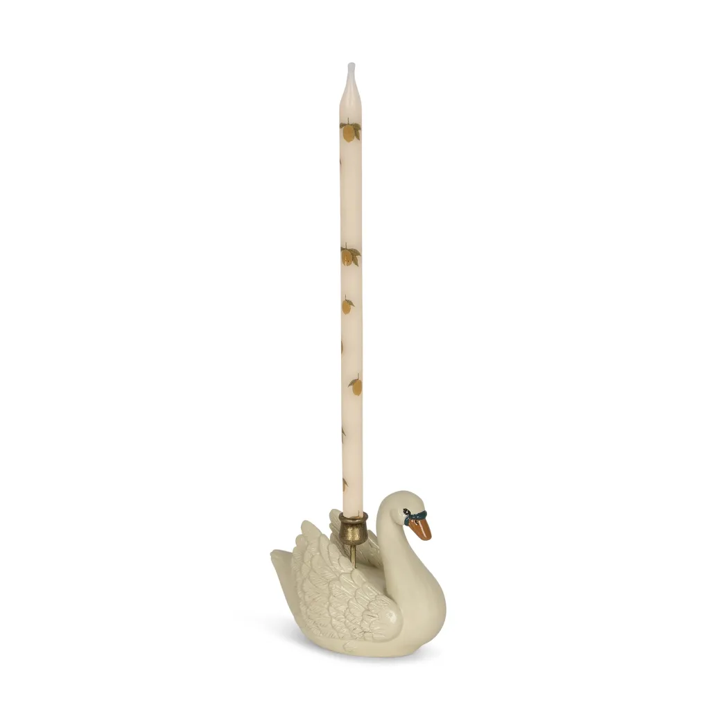 Konges Sløjd swan lysestage - creme Shop
